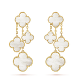  VCA Magic Alhambra earrings, 4 motifs 