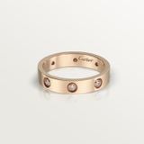  Cartier love ring, 8 diamonds 