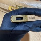  Kelly Pochette KP22 Lizard Ficell GHW 