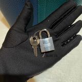  Picotin Hss P18 Clemence Leather/ Bicolor  Ver Bosphore/  Deep Blue PHW 