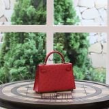  Kelly Mini K20 Ostrich Rose Tyrien PHW 