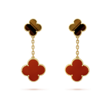  VCA Magic Alhmbra earrings, 2 motifs 