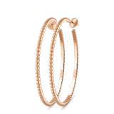 VCA Perlée pearls of gold hoop earrings, large model 