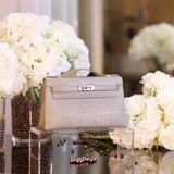  Kelly Pochette KP22 Crocodile Alligator Matte Gris Perle 