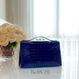  Kelly Pochette KP22 Crocodile Bleu Sapphire 
