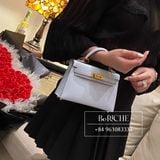  Kelly Mini Epsom Bleu Brume GHW 