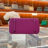  Birkin B30 Togo Rose  Pourple PHW 