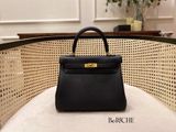  Kelly K25 Togo Noir Black GHW 