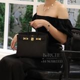  Birkin B25 Togo Noir Black GHW 