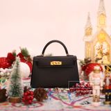  Kelly Mini K20 Epsom Noir Black 