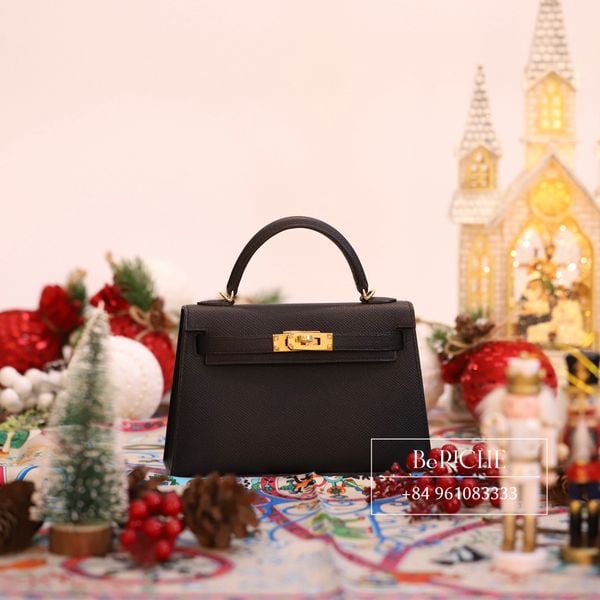  Kelly Mini K20 Epsom Noir Black 