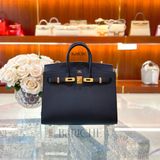  Birkin B25 Sellier Epsom Black GHW 