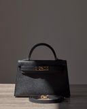  Kelly Mini K20 Epsom Noir Black 