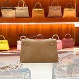  Kelly Pochette KP22 Lizard Ficell GHW 