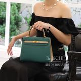 Kelly Hss K25 Epsom Bicolor (Malachite/Trench) 