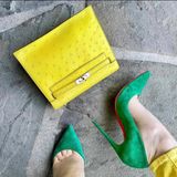  Kelly K25 Ostrich Lime PHW 
