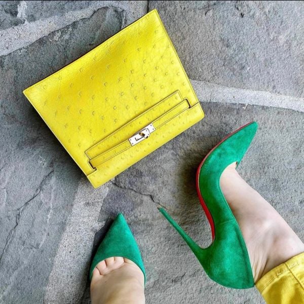  Kelly K25 Ostrich Lime PHW 