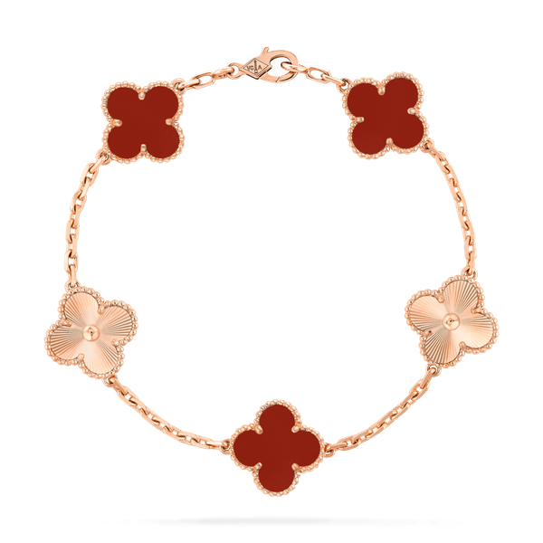  VCA Vintage Alhambra bracelet, 5 motis 