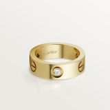  Cartier love ring, 3 diamonds 