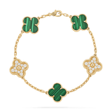  VCA Vintage Alhambra bracelet, 5 motif 