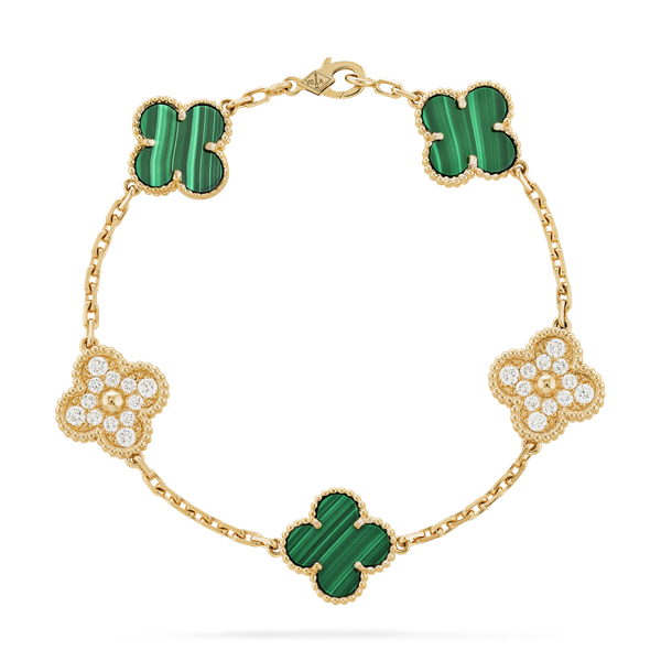  VCA Vintage Alhambra bracelet, 5 motif 