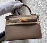  Kelly Mini K20 Epsom Etoupe 