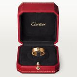  Cartier love ring, 6 diamond 
