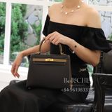  Kelly Hss K25 Epsom Bicolor (Noir Black/Etoupe) 