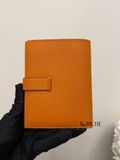  Hermes Wallet Bearn Compact Orange GHW 