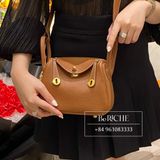  Mini Lindy 20 Clemence Leather Gold 