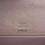  Kelly Pochette KP22 Ostrich Terre Cuite 