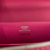  Kelly Pochette KP22 Swift Leather Rose purple 