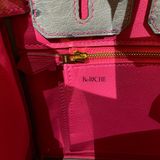 Birkin B25 Ostrich Bicolor HSS 