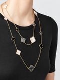  VCA Magic Alhambra long necklace , 16 motifs 