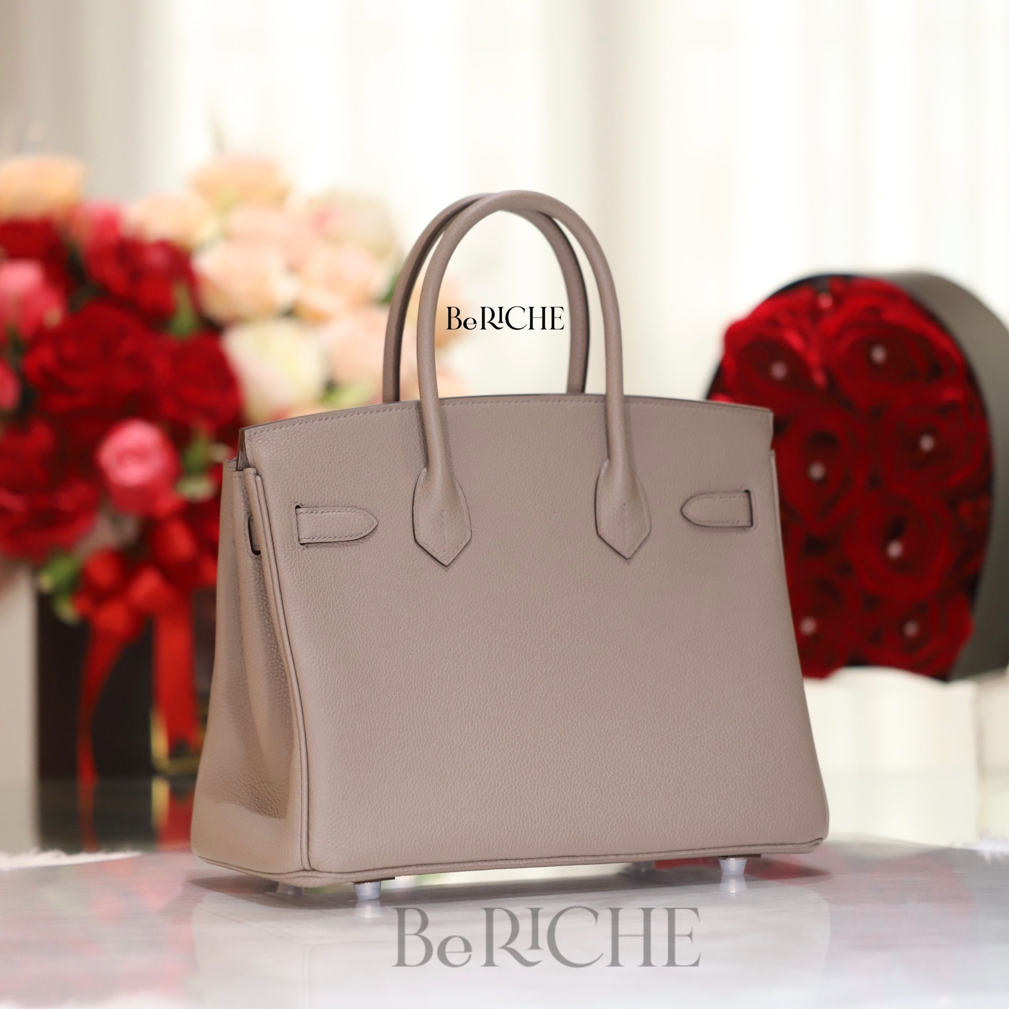 Birkin B30 Togo Gris Asphalt PHW