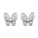 VCA Two Butterfly earrings 