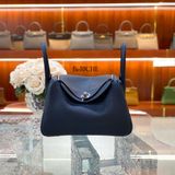  Lindy 26 Clemence Leather Blue Nuit PHW 