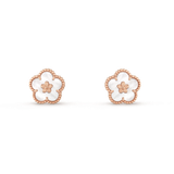  VCA Lucky Spring earring, plum blossom 