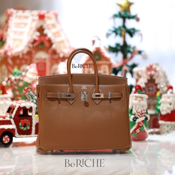  Birkin B25 Togo Gold PHW 