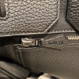  Birkin B40 Clemence  Black PHW 