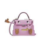  Kelly Dole Picto Mauve sylvestre/Chai/Lime/Nata Epsom leather PHW 