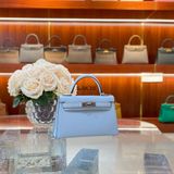  Kelly Mini Epsom Bleu Brume PHW 