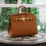  Birkin B25 Sellier Epsom Gold GHW 