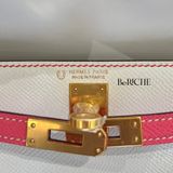 Kelly Mini Hss K20 Epsom Bicolor (Blanc/Rose Azalle) 
