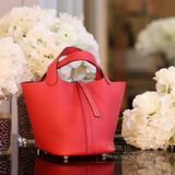  Picotin 18 Clemence Leather Rose Extreme PHW 