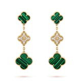  VCA Magic Alhambra earrings, 3 motifs 