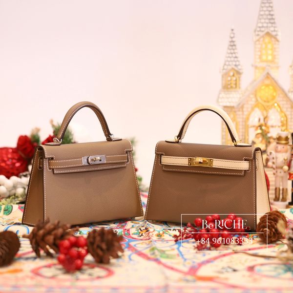  Kelly Mini K20 Epsom Etoupe 