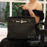  Birkin B40 Clemence  Black PHW 