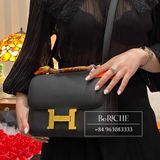  Constance 24 Epsom Noir Black (GHW) 