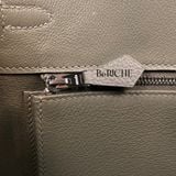  Birkin B25 Togo Gris Meyer PHW 
